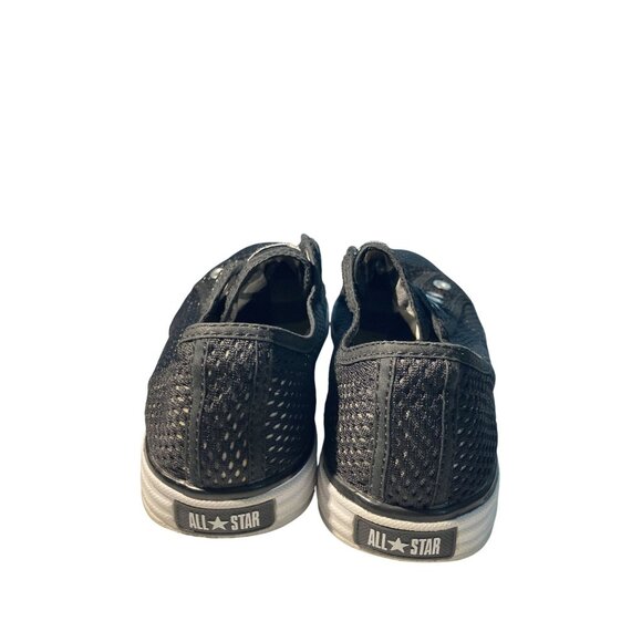 Converse All Star Unisex size Women 8 Men 6 Black Slip-On Mesh Sneakers  Shoes - Picture 4 of 8